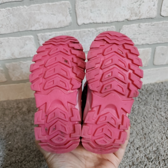 Fashion Girls Infant Pink Camo Winter Boots Size 2 - Picture 6 of 10